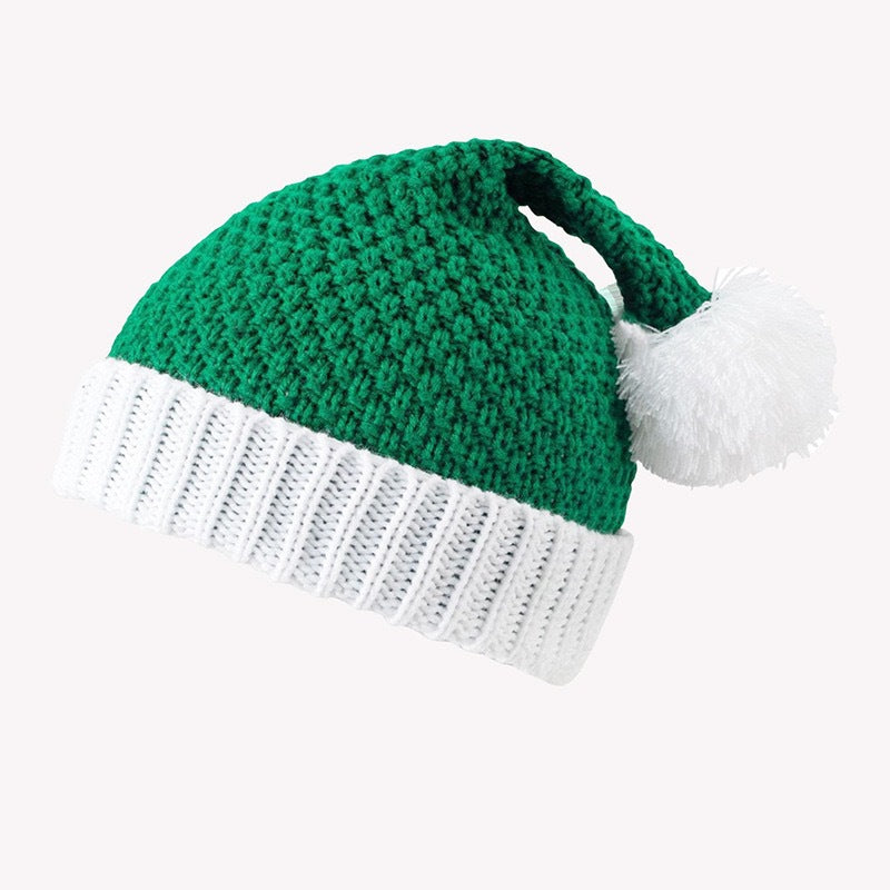 Wholesale Christmas hat with bells   knitted wool hat
